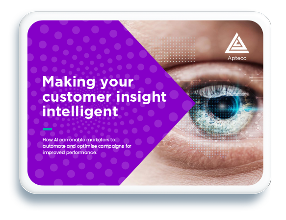 Making your customer insight intelligent front cover