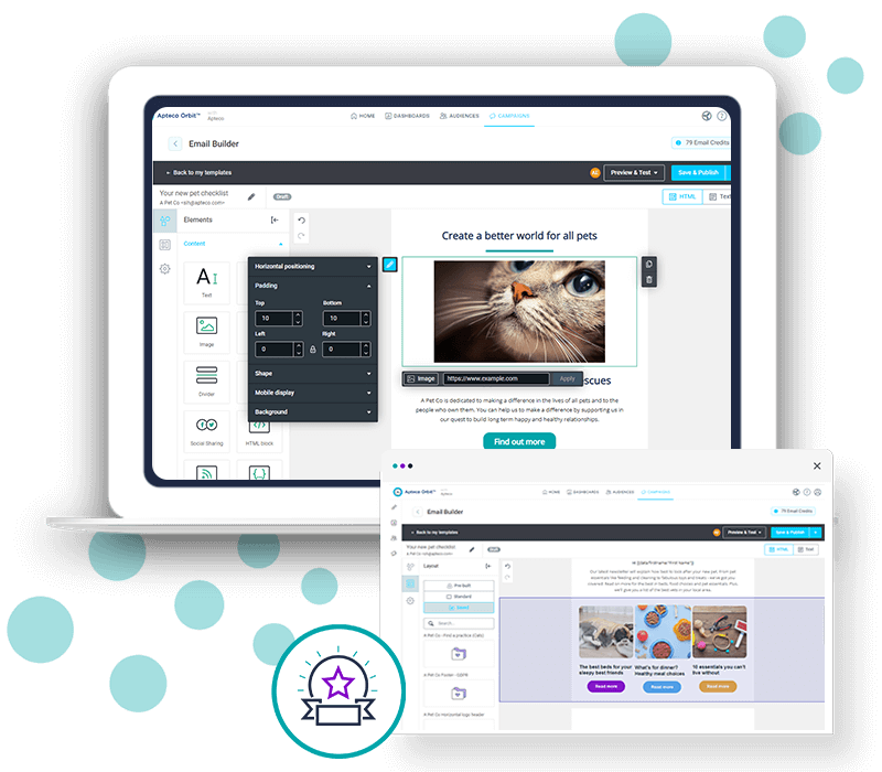 Apteco email graphic - Easy to use interface