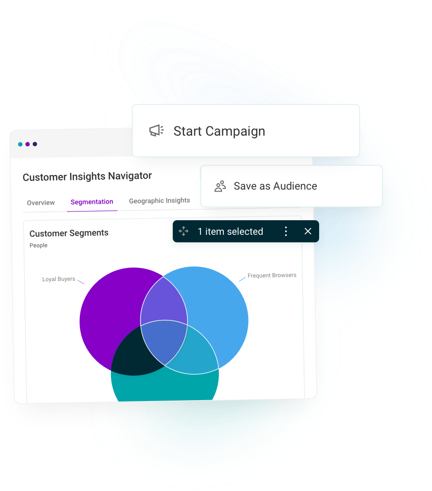 Segmentation - Segment, visualise, and activate campaigns seamlessly